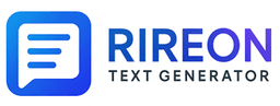 AI Text Generator - RIREON logo