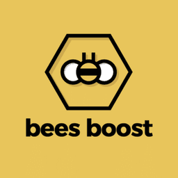 Bees boost logo